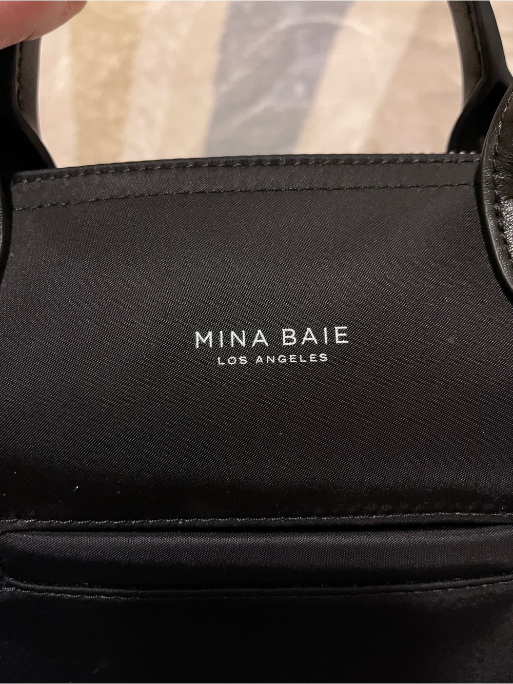Mina Baie Black/Silver Nylon Emmy Mini - Picture 2 of 8